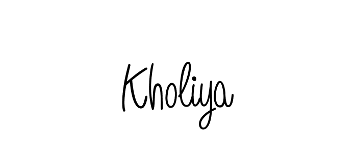 Once you've used our free online signature maker to create your best signature Angelique-Rose-font-FFP style, it's time to enjoy all of the benefits that Kholiya name signing documents. Kholiya signature style 5 images and pictures png