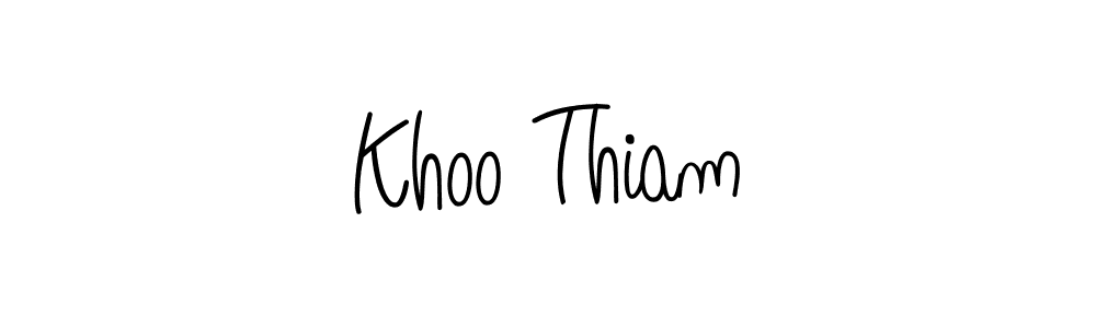 Make a beautiful signature design for name Khoo Thiam. Use this online signature maker to create a handwritten signature for free. Khoo Thiam signature style 5 images and pictures png