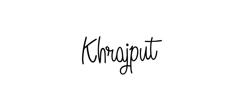 Check out images of Autograph of Khrajput name. Actor Khrajput Signature Style. Angelique-Rose-font-FFP is a professional sign style online. Khrajput signature style 5 images and pictures png