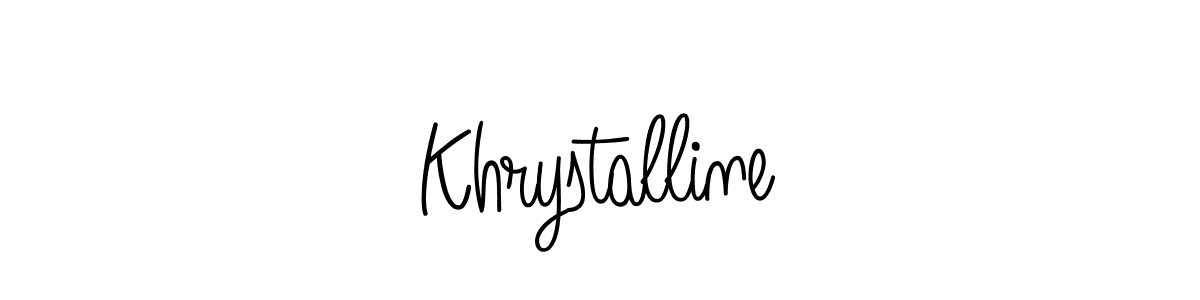 if you are searching for the best signature style for your name Khrystalline. so please give up your signature search. here we have designed multiple signature styles  using Angelique-Rose-font-FFP. Khrystalline signature style 5 images and pictures png