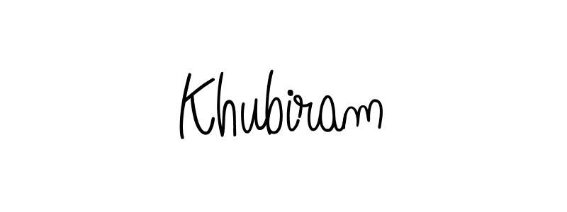 How to Draw Khubiram signature style? Angelique-Rose-font-FFP is a latest design signature styles for name Khubiram. Khubiram signature style 5 images and pictures png