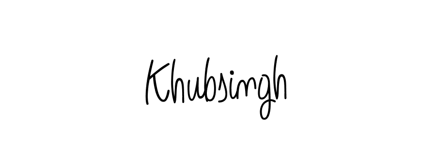 Also we have Khubsingh name is the best signature style. Create professional handwritten signature collection using Angelique-Rose-font-FFP autograph style. Khubsingh signature style 5 images and pictures png