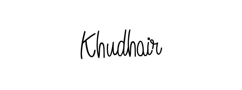 Also we have Khudhair name is the best signature style. Create professional handwritten signature collection using Angelique-Rose-font-FFP autograph style. Khudhair signature style 5 images and pictures png