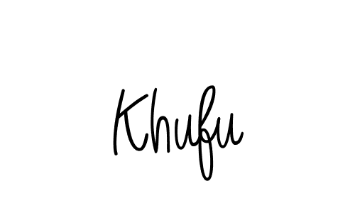 How to make Khufu signature? Angelique-Rose-font-FFP is a professional autograph style. Create handwritten signature for Khufu name. Khufu signature style 5 images and pictures png