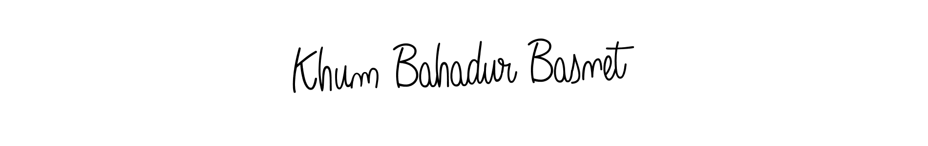 Make a beautiful signature design for name Khum Bahadur Basnet. Use this online signature maker to create a handwritten signature for free. Khum Bahadur Basnet signature style 5 images and pictures png