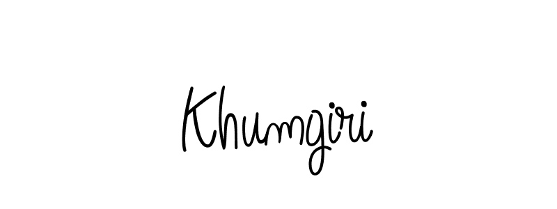 How to Draw Khumgiri signature style? Angelique-Rose-font-FFP is a latest design signature styles for name Khumgiri. Khumgiri signature style 5 images and pictures png