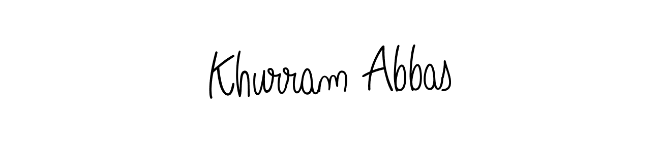 How to make Khurram Abbas signature? Angelique-Rose-font-FFP is a professional autograph style. Create handwritten signature for Khurram Abbas name. Khurram Abbas signature style 5 images and pictures png