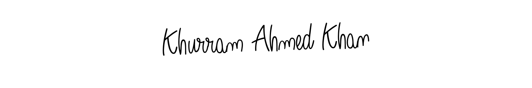 How to Draw Khurram Ahmed Khan signature style? Angelique-Rose-font-FFP is a latest design signature styles for name Khurram Ahmed Khan. Khurram Ahmed Khan signature style 5 images and pictures png