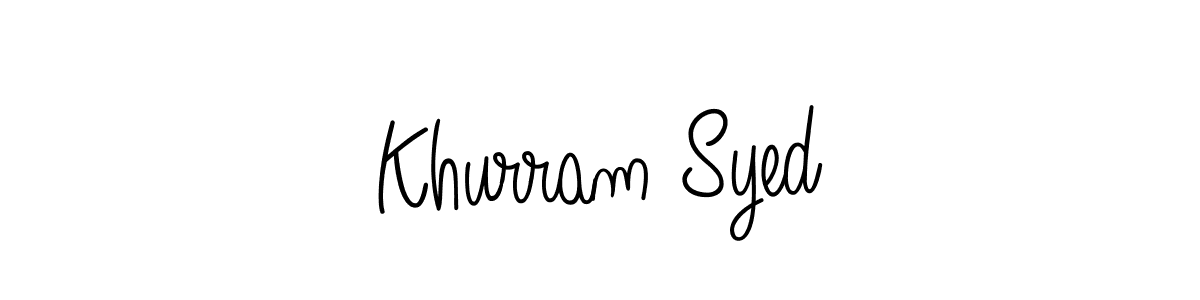 It looks lik you need a new signature style for name Khurram Syed. Design unique handwritten (Angelique-Rose-font-FFP) signature with our free signature maker in just a few clicks. Khurram Syed signature style 5 images and pictures png
