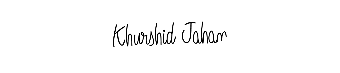 Angelique-Rose-font-FFP is a professional signature style that is perfect for those who want to add a touch of class to their signature. It is also a great choice for those who want to make their signature more unique. Get Khurshid Jahan name to fancy signature for free. Khurshid Jahan signature style 5 images and pictures png