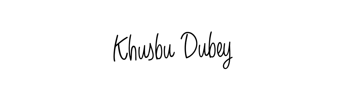 Make a beautiful signature design for name Khusbu Dubey. Use this online signature maker to create a handwritten signature for free. Khusbu Dubey signature style 5 images and pictures png