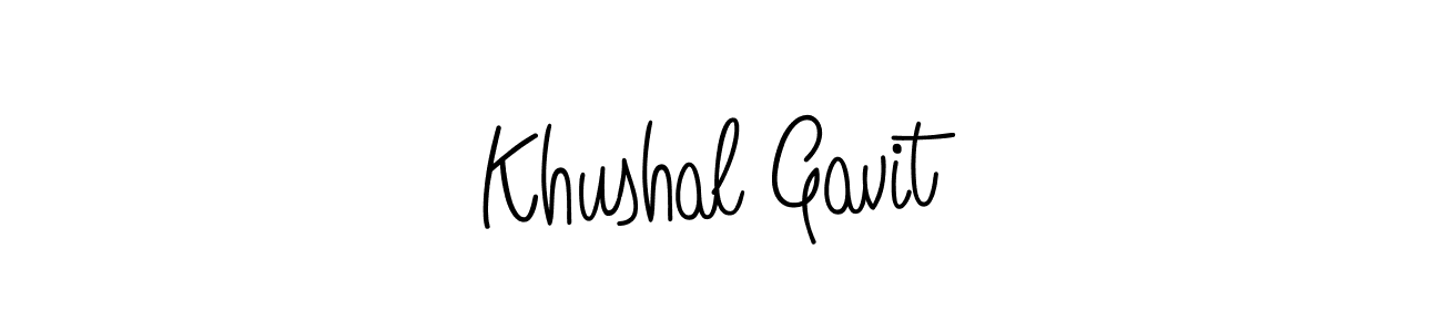 Angelique-Rose-font-FFP is a professional signature style that is perfect for those who want to add a touch of class to their signature. It is also a great choice for those who want to make their signature more unique. Get Khushal Gavit name to fancy signature for free. Khushal Gavit signature style 5 images and pictures png