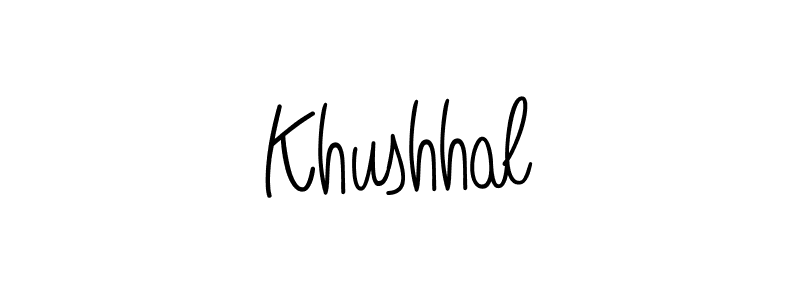 Design your own signature with our free online signature maker. With this signature software, you can create a handwritten (Angelique-Rose-font-FFP) signature for name Khushhal. Khushhal signature style 5 images and pictures png