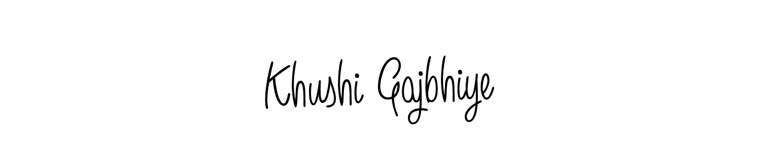 Also we have Khushi Gajbhiye name is the best signature style. Create professional handwritten signature collection using Angelique-Rose-font-FFP autograph style. Khushi Gajbhiye signature style 5 images and pictures png