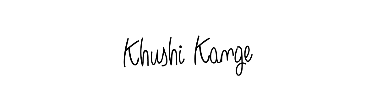 Check out images of Autograph of Khushi Kange name. Actor Khushi Kange Signature Style. Angelique-Rose-font-FFP is a professional sign style online. Khushi Kange signature style 5 images and pictures png