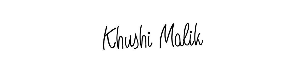 You can use this online signature creator to create a handwritten signature for the name Khushi Malik. This is the best online autograph maker. Khushi Malik signature style 5 images and pictures png