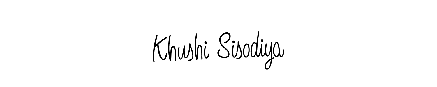 Best and Professional Signature Style for Khushi Sisodiya. Angelique-Rose-font-FFP Best Signature Style Collection. Khushi Sisodiya signature style 5 images and pictures png