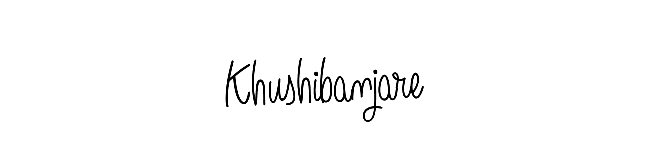 Check out images of Autograph of Khushibanjare name. Actor Khushibanjare Signature Style. Angelique-Rose-font-FFP is a professional sign style online. Khushibanjare signature style 5 images and pictures png