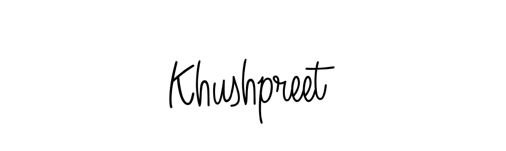 Once you've used our free online signature maker to create your best signature Angelique-Rose-font-FFP style, it's time to enjoy all of the benefits that Khushpreet name signing documents. Khushpreet signature style 5 images and pictures png