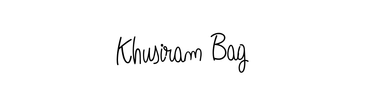 You can use this online signature creator to create a handwritten signature for the name Khusiram Bag. This is the best online autograph maker. Khusiram Bag signature style 5 images and pictures png