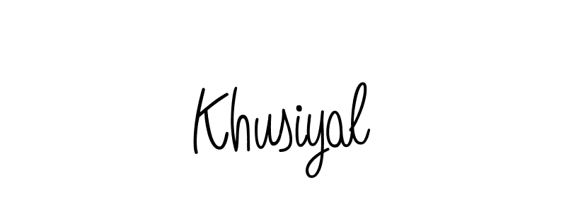 You can use this online signature creator to create a handwritten signature for the name Khusiyal. This is the best online autograph maker. Khusiyal signature style 5 images and pictures png