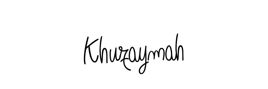 Make a short Khuzaymah signature style. Manage your documents anywhere anytime using Angelique-Rose-font-FFP. Create and add eSignatures, submit forms, share and send files easily. Khuzaymah signature style 5 images and pictures png