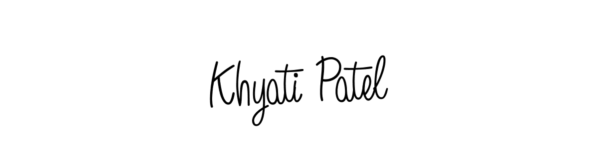 Also You can easily find your signature by using the search form. We will create Khyati Patel name handwritten signature images for you free of cost using Angelique-Rose-font-FFP sign style. Khyati Patel signature style 5 images and pictures png
