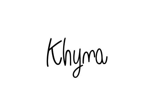 Make a beautiful signature design for name Khyna. Use this online signature maker to create a handwritten signature for free. Khyna signature style 5 images and pictures png