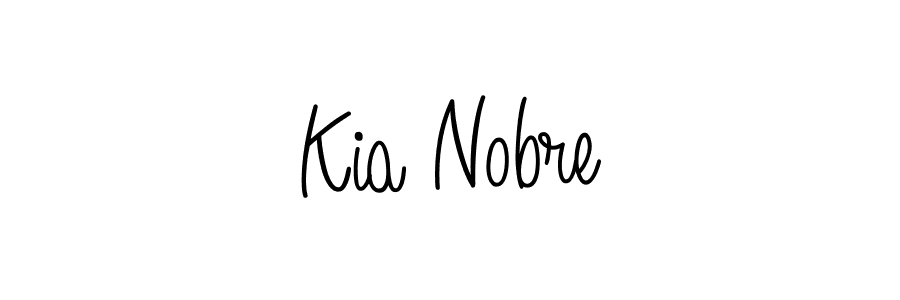 How to Draw Kia Nobre signature style? Angelique-Rose-font-FFP is a latest design signature styles for name Kia Nobre. Kia Nobre signature style 5 images and pictures png