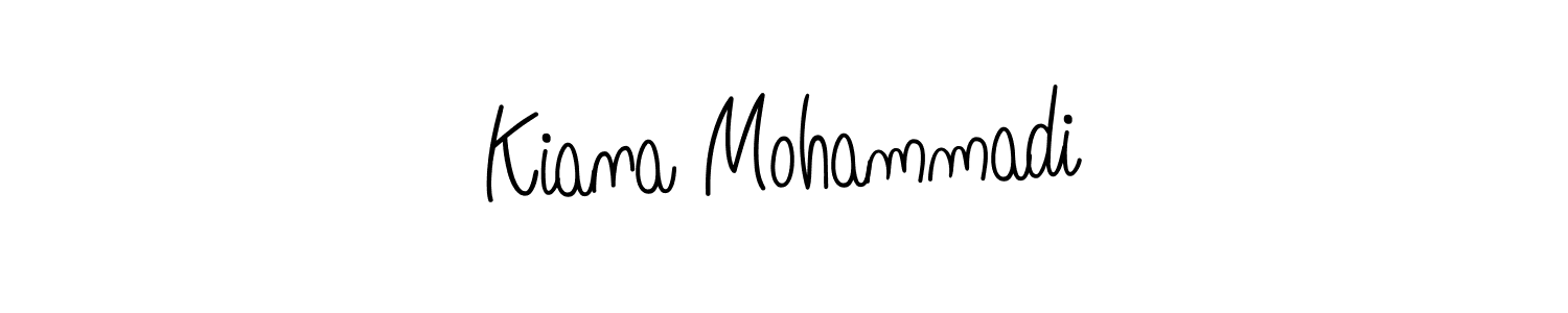 This is the best signature style for the Kiana Mohammadi name. Also you like these signature font (Angelique-Rose-font-FFP). Mix name signature. Kiana Mohammadi signature style 5 images and pictures png
