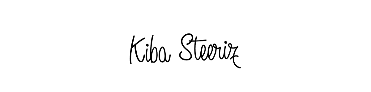 How to Draw Kiba Steeriz signature style? Angelique-Rose-font-FFP is a latest design signature styles for name Kiba Steeriz. Kiba Steeriz signature style 5 images and pictures png