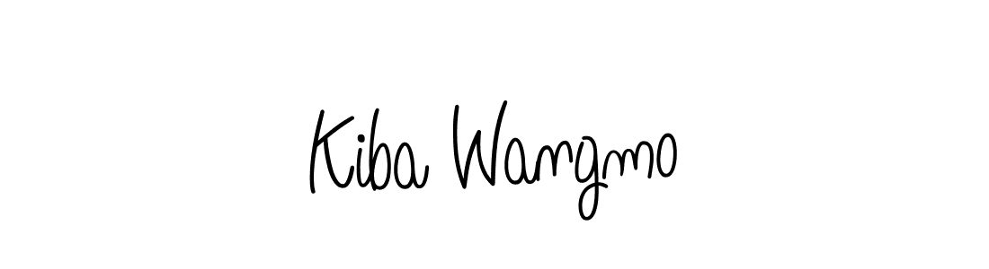 Make a beautiful signature design for name Kiba Wangmo. Use this online signature maker to create a handwritten signature for free. Kiba Wangmo signature style 5 images and pictures png