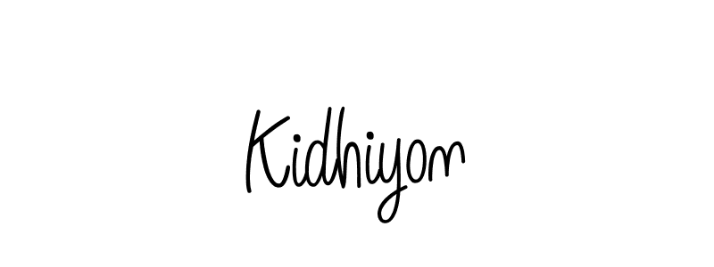 Also we have Kidhiyon name is the best signature style. Create professional handwritten signature collection using Angelique-Rose-font-FFP autograph style. Kidhiyon signature style 5 images and pictures png