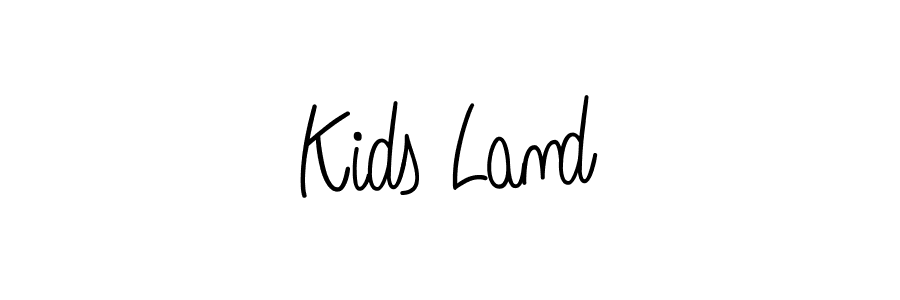 How to Draw Kids Land signature style? Angelique-Rose-font-FFP is a latest design signature styles for name Kids Land. Kids Land signature style 5 images and pictures png