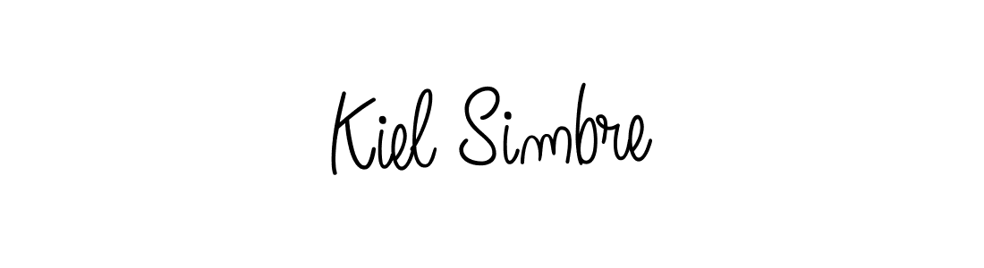 Best and Professional Signature Style for Kiel Simbre. Angelique-Rose-font-FFP Best Signature Style Collection. Kiel Simbre signature style 5 images and pictures png