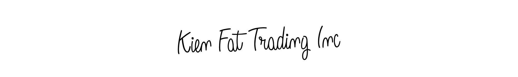 How to Draw Kien Fat Trading Inc signature style? Angelique-Rose-font-FFP is a latest design signature styles for name Kien Fat Trading Inc. Kien Fat Trading Inc signature style 5 images and pictures png