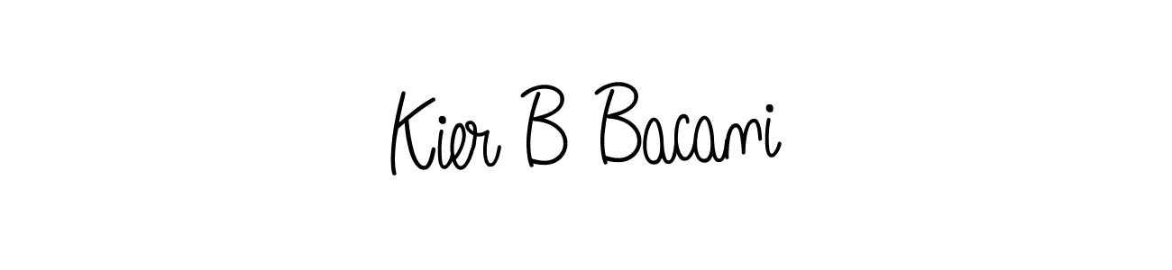 Angelique-Rose-font-FFP is a professional signature style that is perfect for those who want to add a touch of class to their signature. It is also a great choice for those who want to make their signature more unique. Get Kier B Bacani name to fancy signature for free. Kier B Bacani signature style 5 images and pictures png