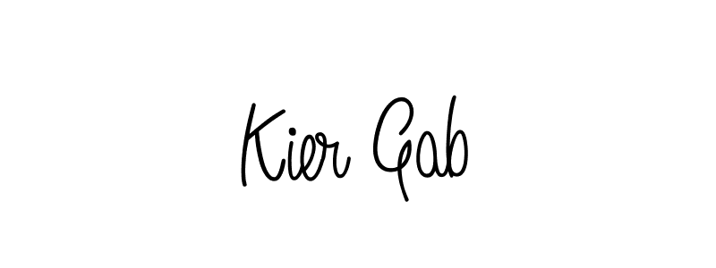This is the best signature style for the Kier Gab name. Also you like these signature font (Angelique-Rose-font-FFP). Mix name signature. Kier Gab signature style 5 images and pictures png