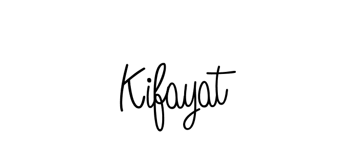 The best way (Angelique-Rose-font-FFP) to make a short signature is to pick only two or three words in your name. The name Kifayat include a total of six letters. For converting this name. Kifayat signature style 5 images and pictures png