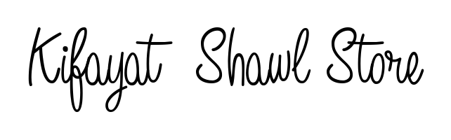 The Angelique-Rose-font-FFP font transforms the name Kifayat  Shawl Store into an executive sign with sharp precision and distinguished character. Kifayat  Shawl Store signature style 5 images and pictures png