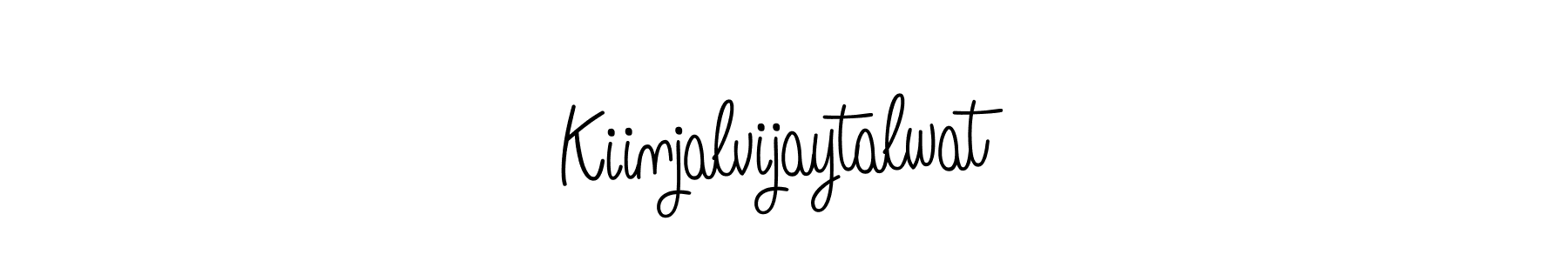 Here are the top 10 professional signature styles for the name Kiinjalvijaytalwat. These are the best autograph styles you can use for your name. Kiinjalvijaytalwat signature style 5 images and pictures png