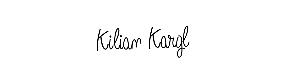 Create a beautiful signature design for name Kilian Kargl. With this signature (Angelique-Rose-font-FFP) fonts, you can make a handwritten signature for free. Kilian Kargl signature style 5 images and pictures png