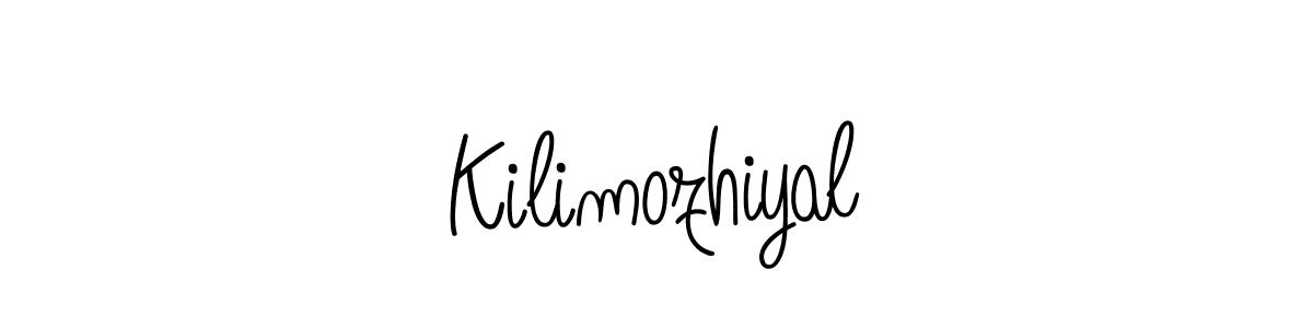 You should practise on your own different ways (Angelique-Rose-font-FFP) to write your name (Kilimozhiyal) in signature. don't let someone else do it for you. Kilimozhiyal signature style 5 images and pictures png