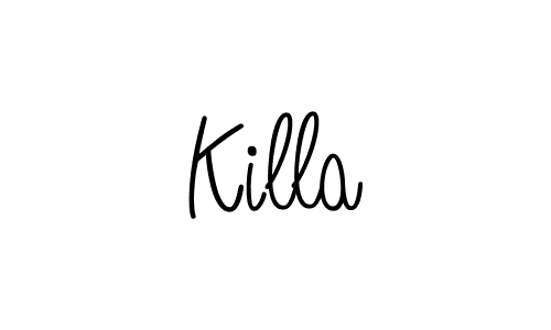 Also we have Killa name is the best signature style. Create professional handwritten signature collection using Angelique-Rose-font-FFP autograph style. Killa signature style 5 images and pictures png