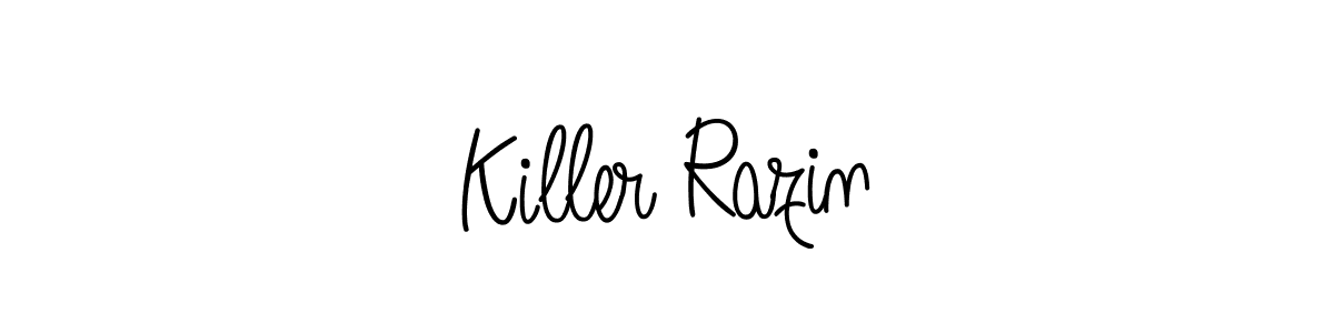How to make Killer Razin signature? Angelique-Rose-font-FFP is a professional autograph style. Create handwritten signature for Killer Razin name. Killer Razin signature style 5 images and pictures png