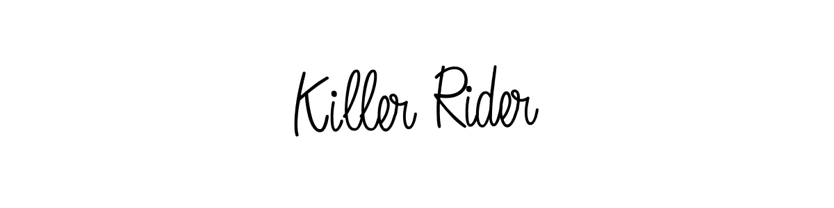 How to make Killer Rider name signature. Use Angelique-Rose-font-FFP style for creating short signs online. This is the latest handwritten sign. Killer Rider signature style 5 images and pictures png