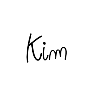 Create a beautiful signature design for name Kim. With this signature (Angelique-Rose-font-FFP) fonts, you can make a handwritten signature for free. Kim signature style 5 images and pictures png