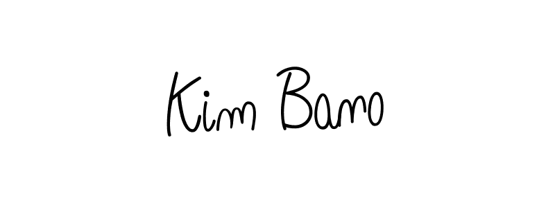 See photos of Kim Bano official signature by Spectra . Check more albums & portfolios. Read reviews & check more about Angelique-Rose-font-FFP font. Kim Bano signature style 5 images and pictures png