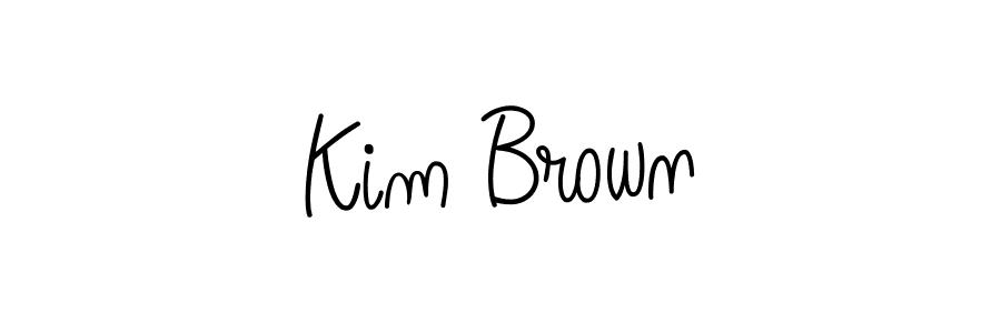 It looks lik you need a new signature style for name Kim Brown. Design unique handwritten (Angelique-Rose-font-FFP) signature with our free signature maker in just a few clicks. Kim Brown signature style 5 images and pictures png