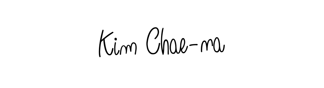 The best way (Angelique-Rose-font-FFP) to make a short signature is to pick only two or three words in your name. The name Kim Chae-na include a total of six letters. For converting this name. Kim Chae-na signature style 5 images and pictures png